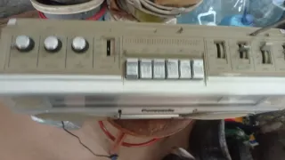 Radio Cassette Panasonic Plata