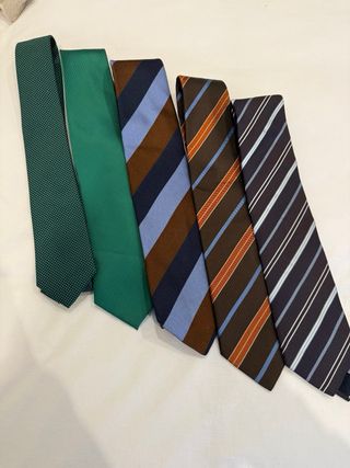 Lote 5 corbatas caballero