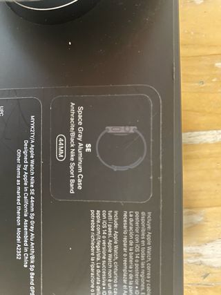 Apple Watch SE Nike Edition Negro/Gris