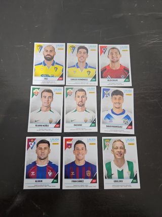 Vendo cromos de la liga de la segunda división