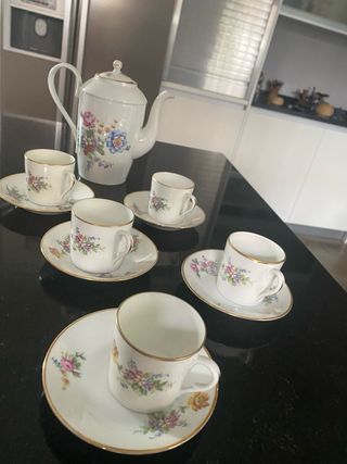 Juego de café vintage de porcelana