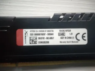 2x 8GB DDR4 RAM Kingston Fury
