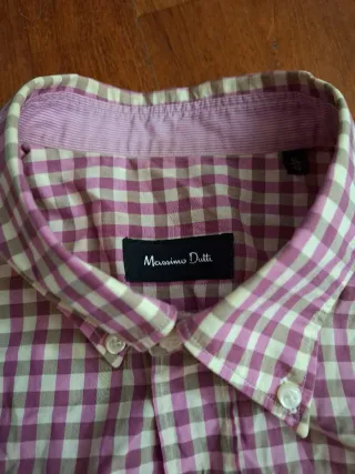 Camisa cuadros Massimo Dutti
