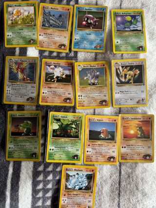 Cartas Pokémon Base Set y Primera Edición