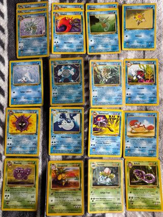 Cartas Pokémon Base Set y Primera Edición