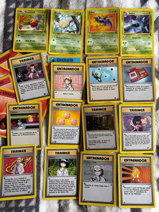 Cartas Pokémon Base Set y Primera Edición