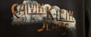 Camiseta Calvin Klein Jeans Negra Manga Larga