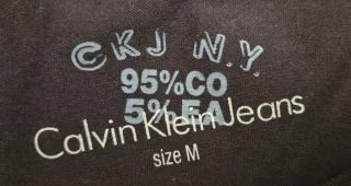 Camiseta Calvin Klein Jeans Negra Manga Larga