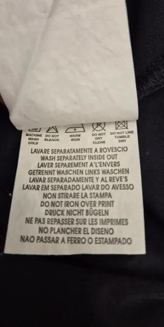 Camiseta Calvin Klein Jeans Negra Manga Larga