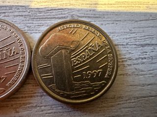 Moneda 5 Pesetas Islas Baleares 1997