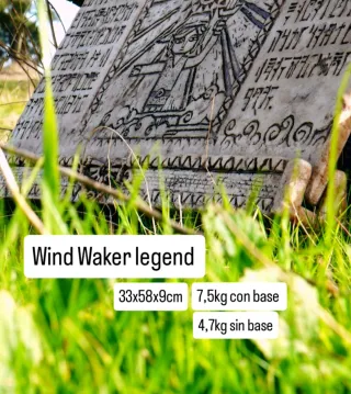 Piedra Decorativa Zelda Wind Waker Grande con base