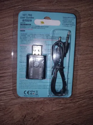 Adaptador Bluetooth YET-TR6 Transmisor Receptor.