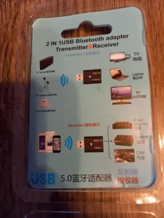 Adaptador Bluetooth YET-TR6 Transmisor Receptor.