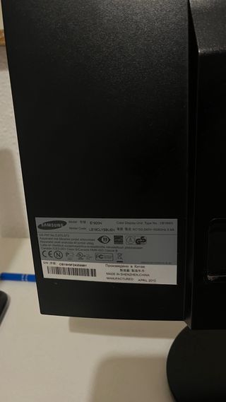 Monitor Samsung SyncMaster E1920 Negro