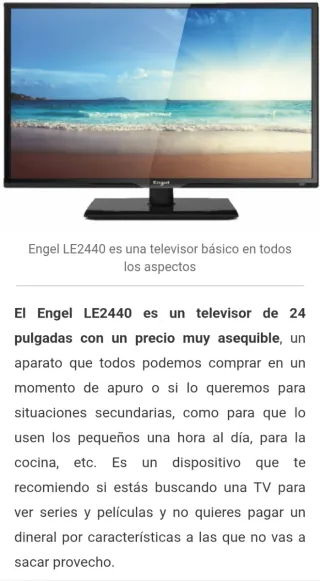 TV Engel LED 24" Seminuevo