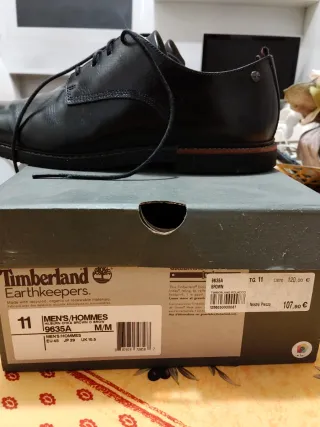 Scarpe uomo Timberland nere taglia 45