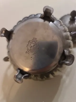 Lotto oggetti peltro vintage