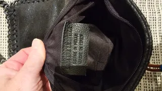 Bolso italiano piel multicolor