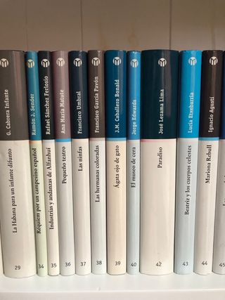 Libros literatura en castellano. 1,50 euros ejem