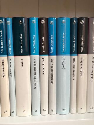 Libros literatura en castellano. 1,50 euros ejem