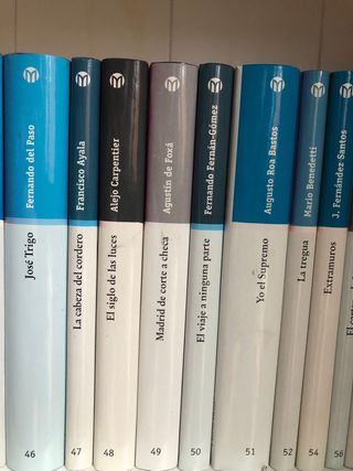 Libros literatura en castellano. 1,50 euros ejem