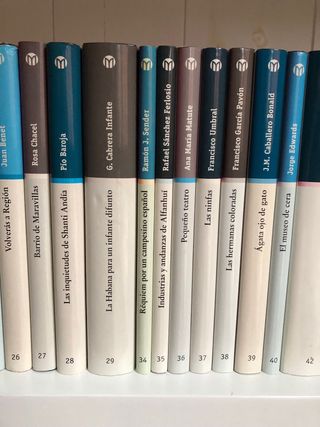 Libros literatura en castellano. 1,50 euros ejem