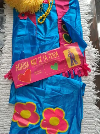 Disfraz Hippie Infantil Talla 7-9 Años