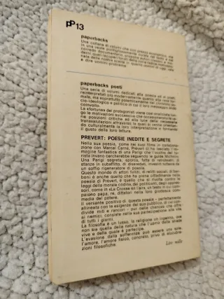 Libro Prevert - Poesie inedite e segrete - 1972