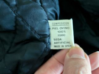 Chaqueta de cuero. Copiel LLombay. Piel genuina.