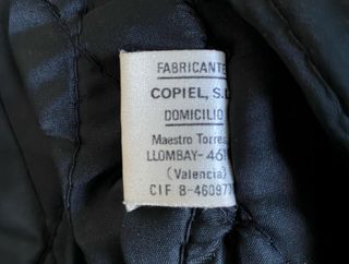 Chaqueta de cuero. Copiel LLombay. Piel genuina.