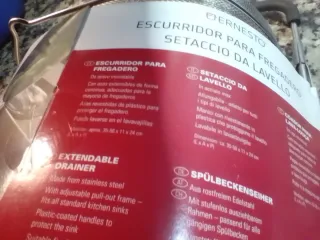 Escurridor Fregadero Acero Inoxidable