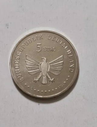 Moneda 5€ Alemania 2024 escarabajo color SC/UNC.