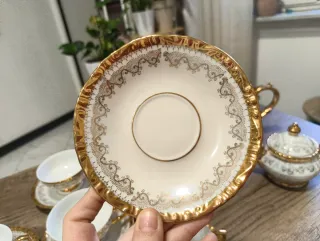 Servizio Tè Bavaria Oro Vintage anni '60