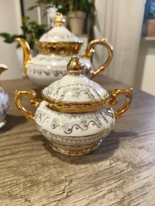 Servizio Tè Bavaria Oro Vintage anni '60