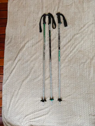 Lote 3 Bastones Esquí 105 cm