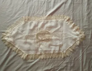 Set tenda mantovana, ferma tenda, nappe e centrini