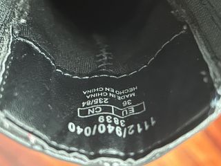 Botines cowboy piel negros