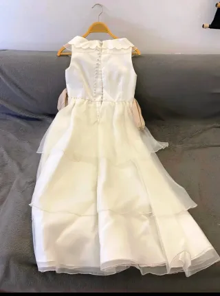 Vestido de comunión blanco niña