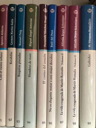 Libros literatura en castellano. 1,50 euros ejem