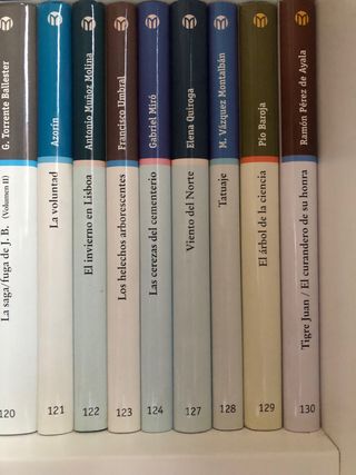 Libros literatura en castellano. 1,50 euros ejem