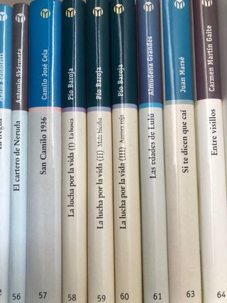 Libros literatura en castellano. 1 euro ejemplar