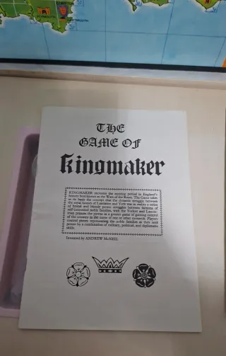 Kingmaker Gioco da Tavolo Vintage 1974