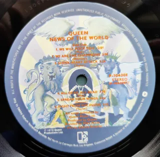 LP 1978 🇯🇵 QUEEN - NEWS OF THE WORLD