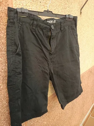 Pantalones cortos hombre negros