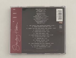 CD Shirley Horn - You Won't Forget Me