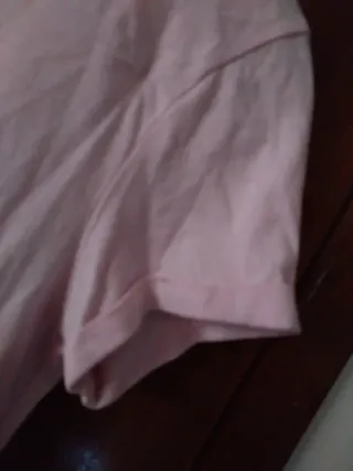 T-shirt rosa básico com frase