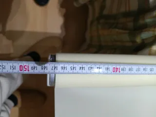 Cortina enrollable beige/amarilla