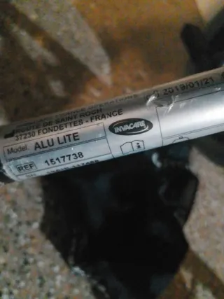 Silla de ruedas Invacare ALU LITE – ligera y plega