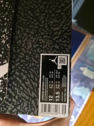 Jordan Spizike Low White Obsidian