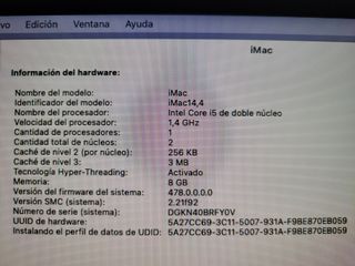 iMac 2014 21.5'' 8GB RAM